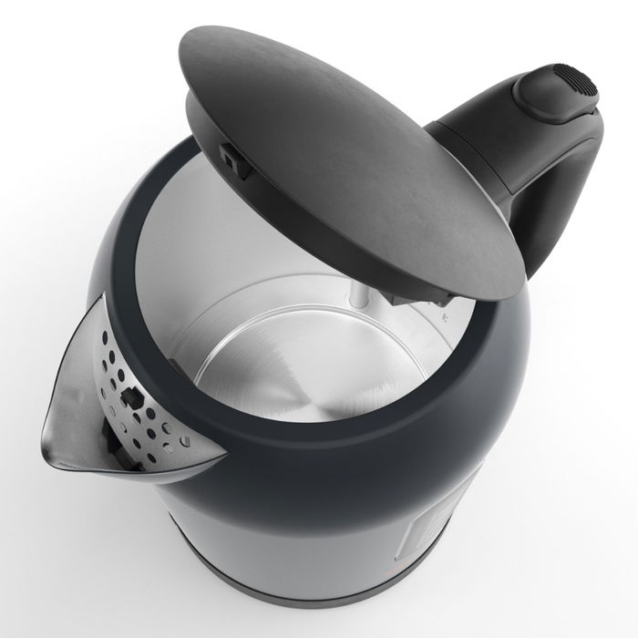 Aiwa KOTAN AKT-1000 Hervidor Eléctrico de Agua, 2200W, 1L, Acero Inoxidable Antihuellas, Base 360°, Filtro Metálico