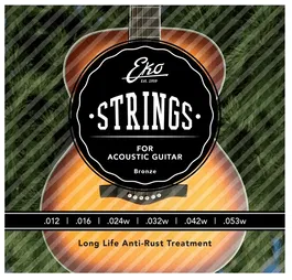 EKO Bronze 80/20 Medium 11-53 Juego de Cuerdas Acústica