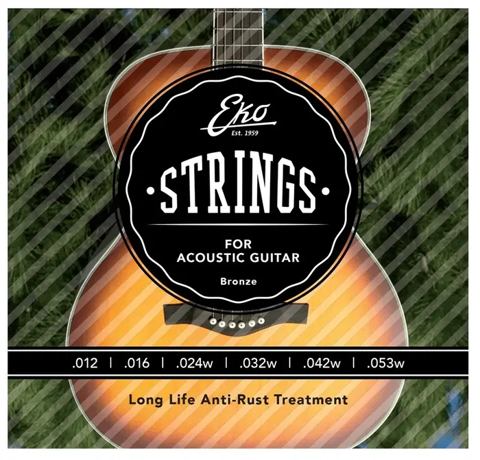EKO Bronze 80/20 Medium 11-53 Juego de Cuerdas Acústica