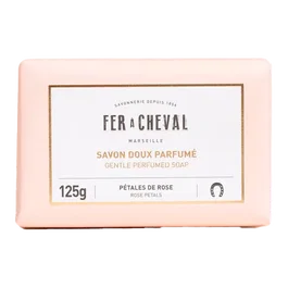 FER A CHEVAL Jabon Solido Perfumado Petalos De Rosa 125G
