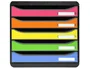 Exacompta Fichero Cajones Sobremesa Big-Box Plus Classic Iderama Arlequín 5 Cajones Multicolores 330x350x245 mm