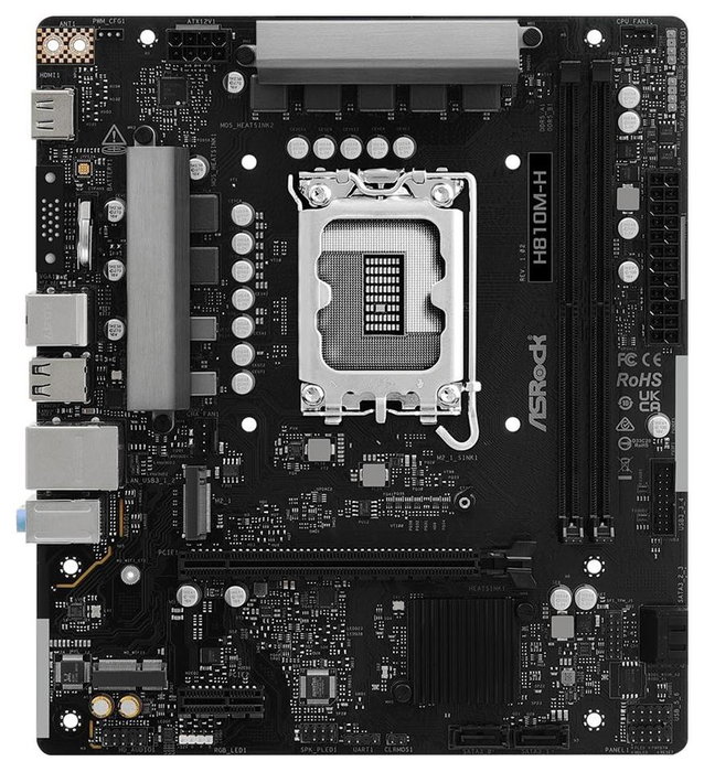 Asrock H810M-H micro ATX DDR5 LGA 1851 Asrock H810M-H micro ATX DDR5 LGA 1851