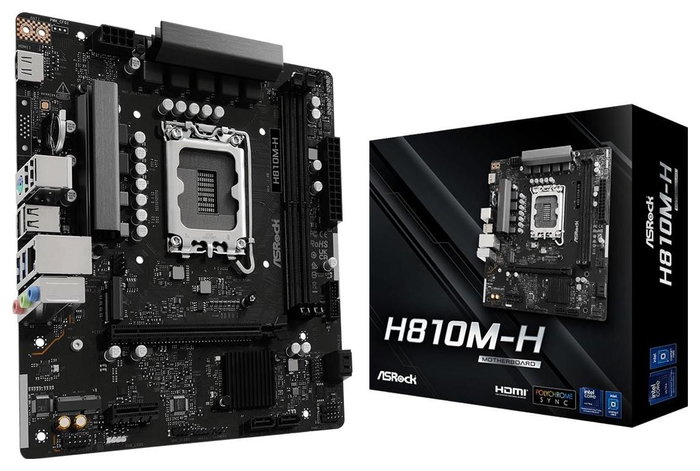 Asrock H810M-H micro ATX DDR5 LGA 1851 Asrock H810M-H micro ATX DDR5 LGA 1851