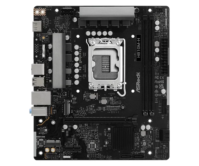 Asrock H810M-H Micro ATX DDR5 PCIe 4.0 Asrock H810M-H Micro ATX DDR5 PCIe 4.0