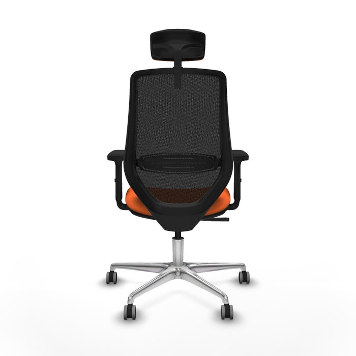PIQUERAS Y CRESPO Silla de oficina Mardos con mecanismo Sincro, Naranja y Negro PIQUERAS Y CRESPO Silla de oficina Mardos con mecanismo Sincro, Naranja y Negro