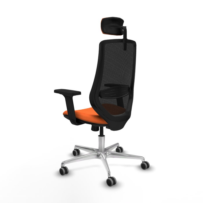 PIQUERAS Y CRESPO Silla de oficina Mardos con mecanismo Sincro, Naranja y Negro PIQUERAS Y CRESPO Silla de oficina Mardos con mecanismo Sincro, Naranja y Negro