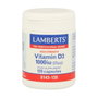 Lamberts Vitamina D3 1000 UI 120 cápsulas