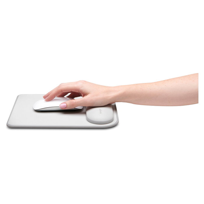 Kensington Alfombrilla de Ratón con Reposamuñecas ErgoSoft, Mousepad para Oficina y Gaming, Gran Tamaño