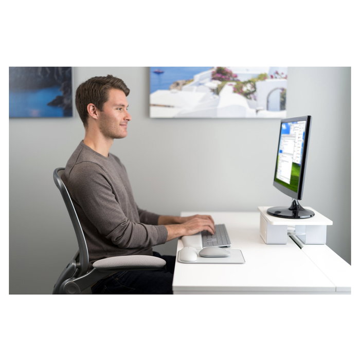Kensington Alfombrilla de Ratón con Reposamuñecas ErgoSoft, Mousepad para Oficina y Gaming, Gran Tamaño