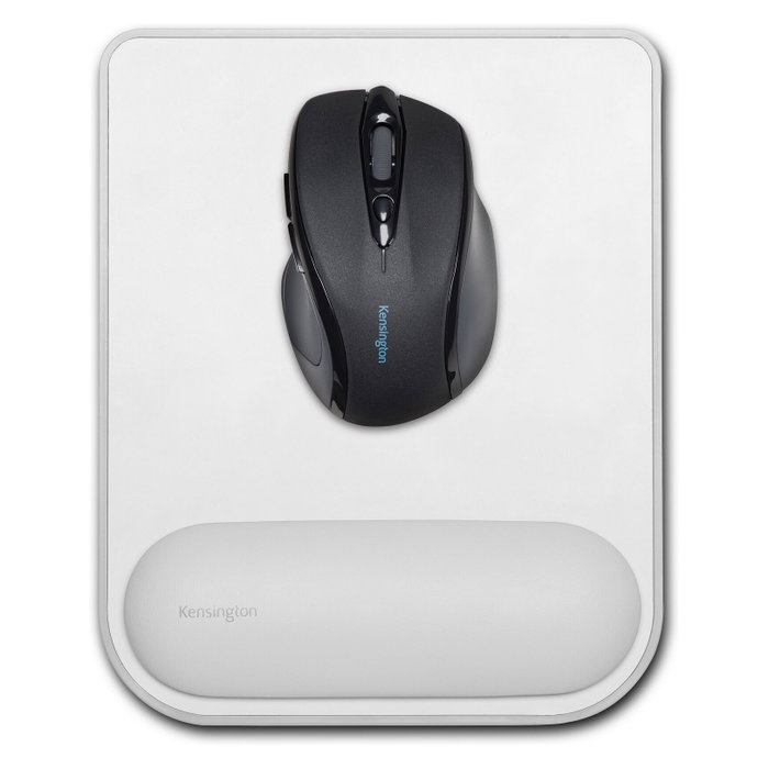 Kensington Alfombrilla de Ratón con Reposamuñecas ErgoSoft, Mousepad para Oficina y Gaming, Gran Tamaño