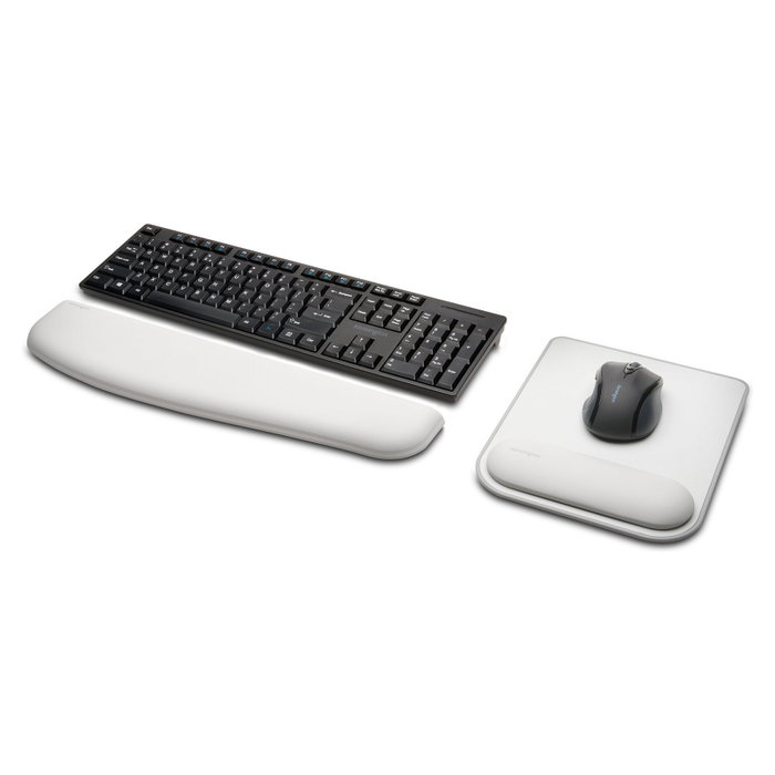 Kensington Alfombrilla de Ratón con Reposamuñecas ErgoSoft, Mousepad para Oficina y Gaming, Gran Tamaño