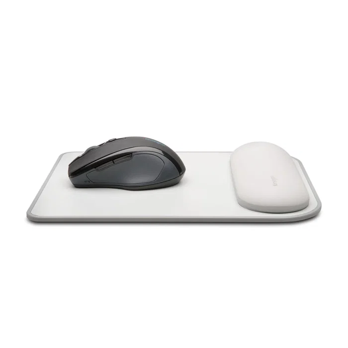 Kensington K50437EU Alfombrilla de Ratón con Reposamuñecas ErgoSoft, Gris, Ergonómico, Acolchado de Gel, Superficie de Alto Rendimiento, Antideslizante