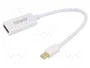 SAVIO Adaptador de mini DisplayPort a HDMI 0,23m