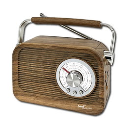SAMI Radio Sami Vintage 3 bandas madera AC/batería multimedia