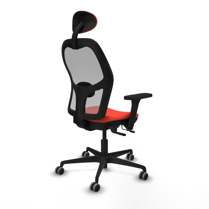 PIQUERAS Y CRESPO Silla de oficina Jorquera con mecanismo Sincro/Traslack, Naranja oscuro y Gris PIQUERAS Y CRESPO Silla de oficina Jorquera con mecanismo Sincro/Traslack, Naranja oscuro y Gris