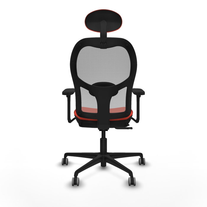 PIQUERAS Y CRESPO Silla de oficina Jorquera con mecanismo Sincro/Traslack, Naranja oscuro y Gris PIQUERAS Y CRESPO Silla de oficina Jorquera con mecanismo Sincro/Traslack, Naranja oscuro y Gris