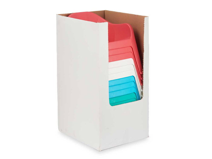 Kipit Silla Infantil Surtidos Col 38x45x39 cm Plástico Polipropileno Azul Blanco Coral Menta (Set de 12)