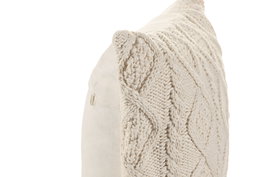 DKD Home Decor Cojin Boho Crudo 45 x 45 cm Algodon Hecho a Mano (2 Unidades)