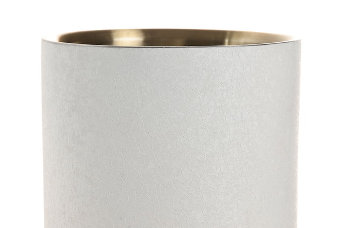 DKD Home Decor Enfriador Inox Blanco Rugoso 12x12x18