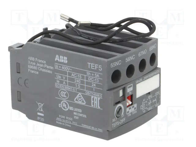 ABB TEF5-OFF Relé de tiempo 240VAC ABB TEF5-OFF Relé de tiempo 240VAC