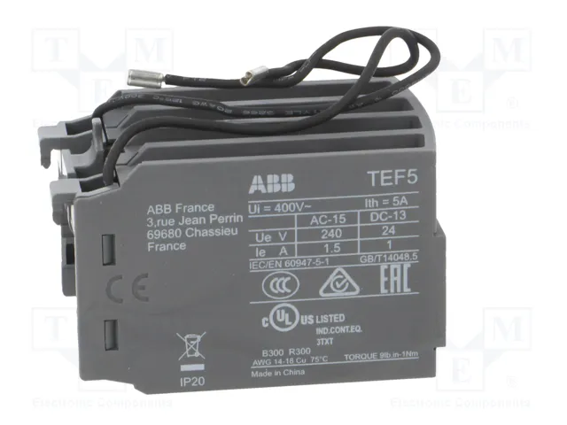 ABB TEF5-OFF Relé de tiempo 240VAC ABB TEF5-OFF Relé de tiempo 240VAC