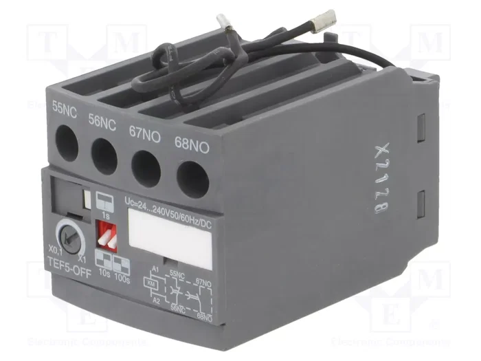 ABB TEF5-OFF Relé de tiempo 240VAC ABB TEF5-OFF Relé de tiempo 240VAC