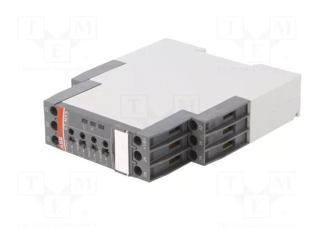 ABB CT-MXS.22S Relé de tiempo DPDT 24-240VAC/24-48VDC