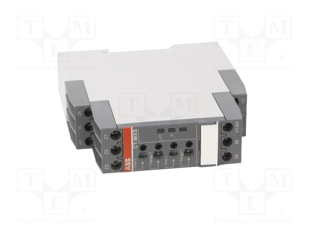 ABB CT-MXS.22S Relé de tiempo DPDT 24-240VAC/24-48VDC