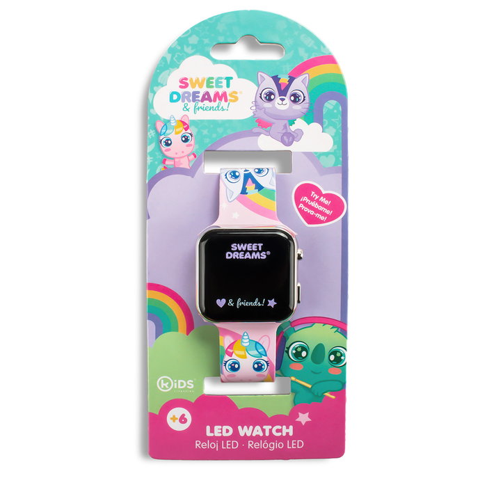 Kids Licensing Reloj Digital Infantil Sweet Dreams con Pantalla LED - Niñas +4 Años Kids Licensing Reloj Digital Infantil Sweet Dreams con Pantalla LED - Niñas +4 Años