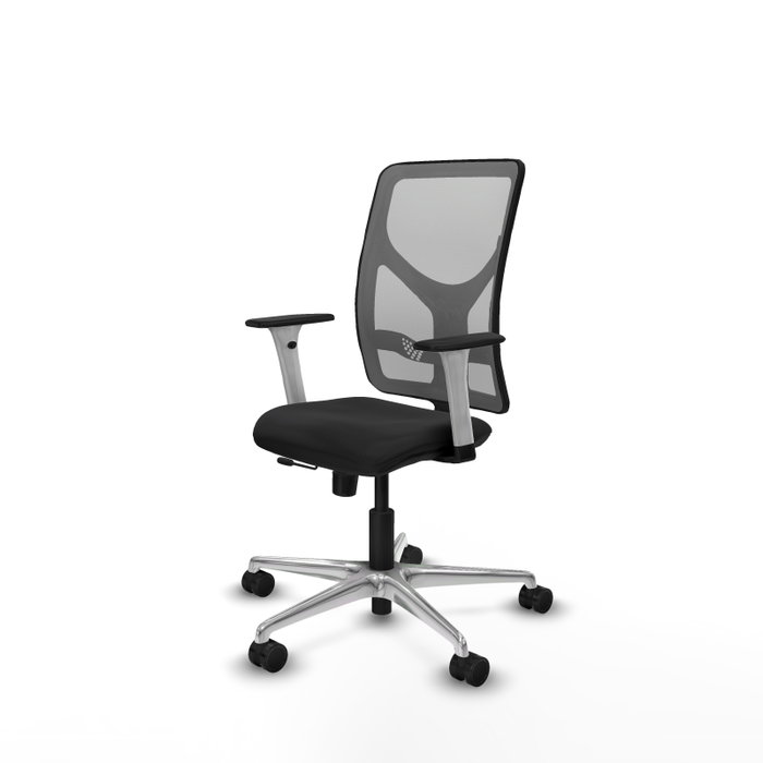 PIQUERAS Y CRESPO Silla de oficina Motilla con mecanismo Sincro/Traslack, Negro y Gris PIQUERAS Y CRESPO Silla de oficina Motilla con mecanismo Sincro/Traslack, Negro y Gris