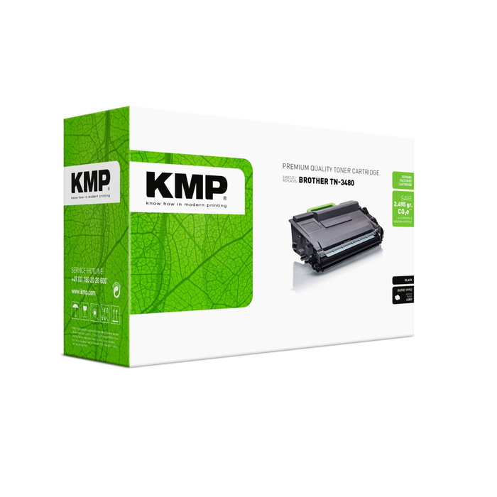 KMP B-T96 Cartucho de tóner negro compatible con Brother TN-3480