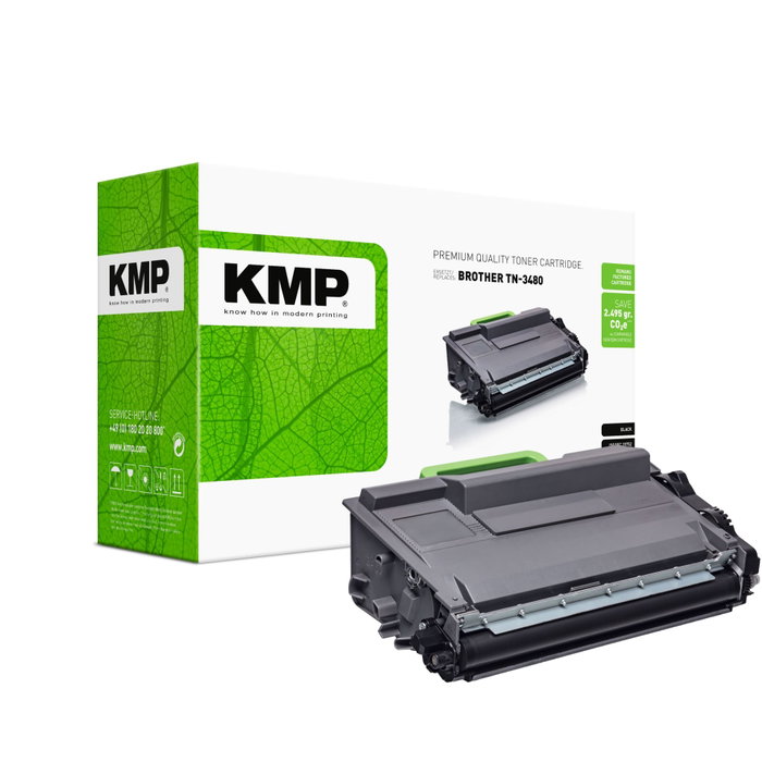 KMP B-T96 Cartucho de tóner negro compatible con Brother TN-3480