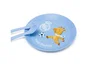 Miniland Vajilla infantil Real Madrid Kiddie Meal Set de 5 Piezas - Plato, Bol, Vaso y Cubiertos para Bebé y BLW