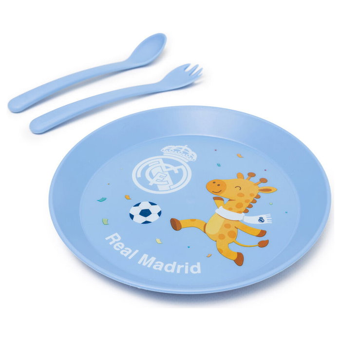 Miniland Set de Vajilla Infantil Real Madrid de 5 piezas