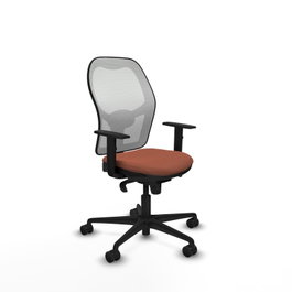 PIQUERAS Y CRESPO Silla de oficina Jorquera Marrón y Blanco