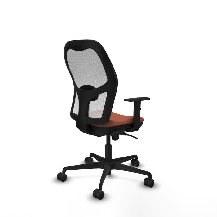 PIQUERAS Y CRESPO Silla de oficina Jorquera Marrón y Blanco PIQUERAS Y CRESPO Silla de oficina Jorquera Marrón y Blanco