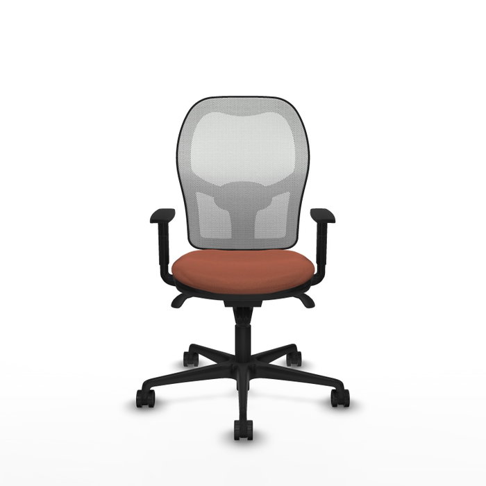 PIQUERAS Y CRESPO Silla de oficina Jorquera Marrón y Blanco PIQUERAS Y CRESPO Silla de oficina Jorquera Marrón y Blanco