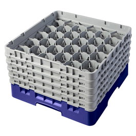 CAMBRO Cesta de lavado 30 comp. 5 alturas Azul marino