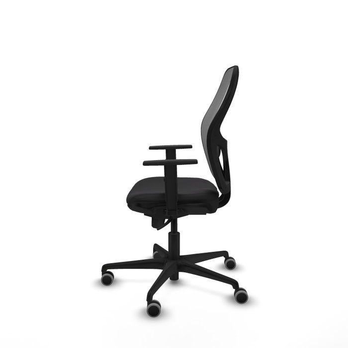 PIQUERAS Y CRESPO Silla de oficina Jorquera con mecanismo Sincro, negro y gris PIQUERAS Y CRESPO Silla de oficina Jorquera con mecanismo Sincro, negro y gris