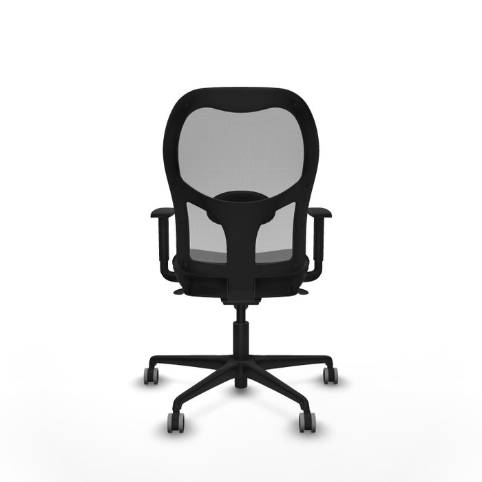 PIQUERAS Y CRESPO Silla de oficina Jorquera con mecanismo Sincro, negro y gris PIQUERAS Y CRESPO Silla de oficina Jorquera con mecanismo Sincro, negro y gris