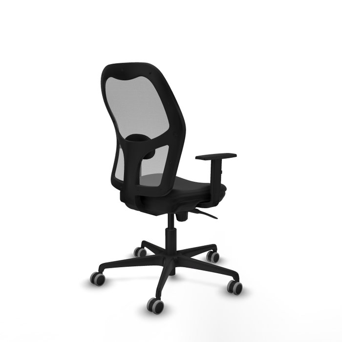 PIQUERAS Y CRESPO Silla de oficina Jorquera con mecanismo Sincro, negro y gris PIQUERAS Y CRESPO Silla de oficina Jorquera con mecanismo Sincro, negro y gris
