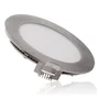 Placa LED Circular 6W 480Lm 4200ºK Niquel Satinado [GL-CL-R6N-W]