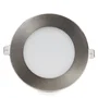Placa LED Circular 6W 480Lm 4200ºK Niquel Satinado [GL-CL-R6N-W]