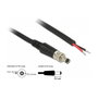 DeLOCK Cable de alimentación DC 5,5 x 2,5 x 9,5 mm 89908