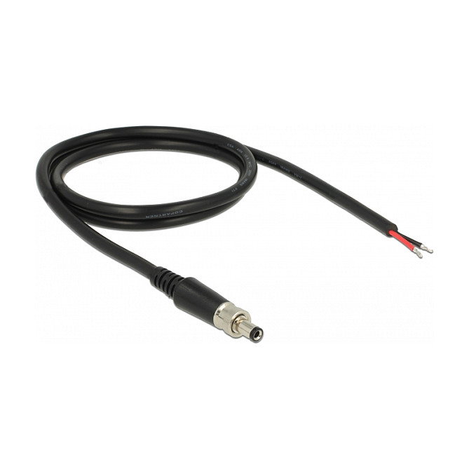 DeLOCK Cable de alimentación DC 5,5 x 2,5 x 9,5 mm 89908 DeLOCK Cable de alimentación DC 5,5 x 2,5 x 9,5 mm 89908