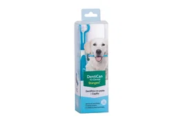 Stangest Kit Dental Cepillo + Pasta Dentican para Cuidado Bucal de Mascotas