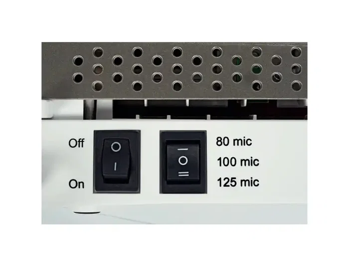 Leitz ILAM OFFICE Plastificadora DIN A4, 2 Rodillos, Hasta 125 micras, Color Blanco/Plata