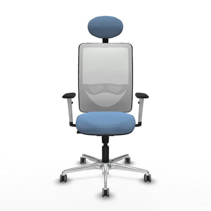 PIQUERAS Y CRESPO Silla de oficina Zulema Azul cielo con mecanismo Sincro PIQUERAS Y CRESPO Silla de oficina Zulema Azul cielo con mecanismo Sincro