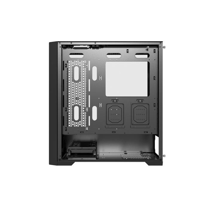 Phoenix technologies Caja Ordenador Artisan Noble, Frontal Madera, Cristal Templado, Gaming, ATX