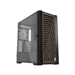 Phoenix technologies Caja Ordenador Artisan Noble, Frontal Madera, Cristal Templado, Gaming, ATX